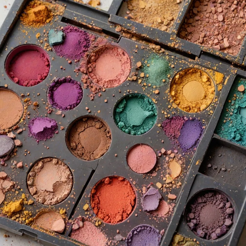 DIY kosmetyki - jak uratować cienie do powiek?