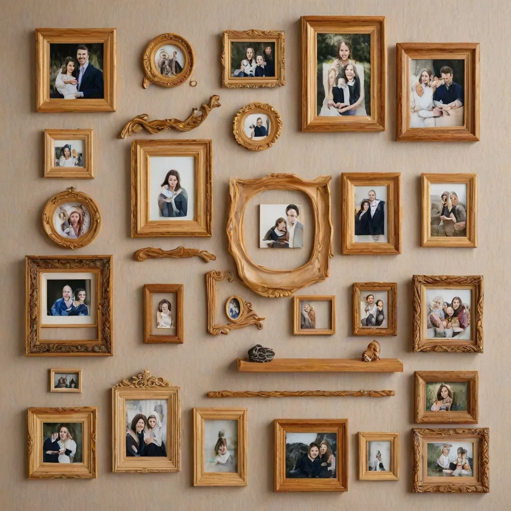 Drewniane ramki na zdjęcia: Klasyczne i naturalne rozwiązania do Twojego domu